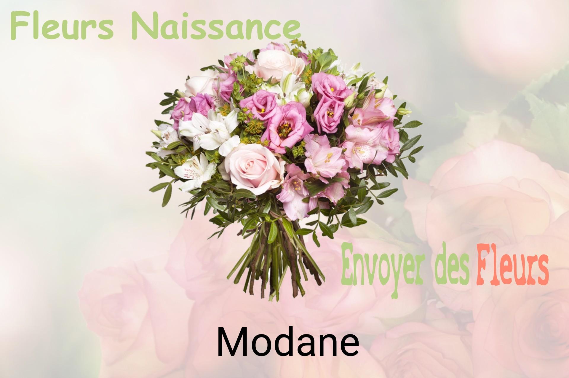 Bouquet de fleurs de naissance livré à Modane